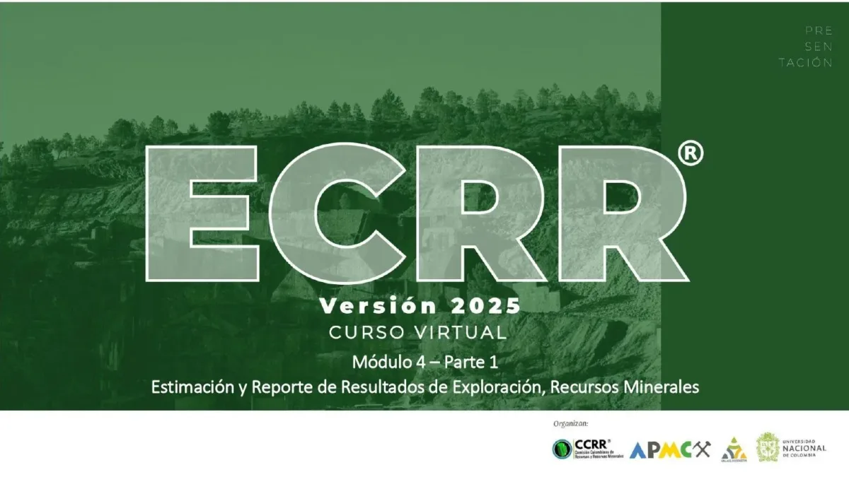 ECRR 2025, estándar colombiano recursos y reservas, minería Colombia, recursos minerales, reservas minerales