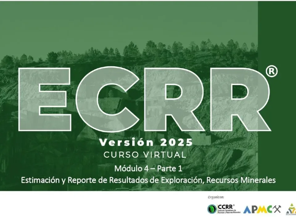 ECRR 2025, estándar colombiano recursos y reservas, minería Colombia, recursos minerales, reservas minerales